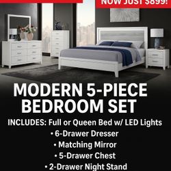 Brand New Complete Bedroom Set For $899