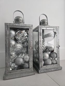 Lantern Outdoor Farmhouse Gray