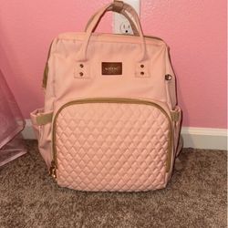Pink Diaper Bag