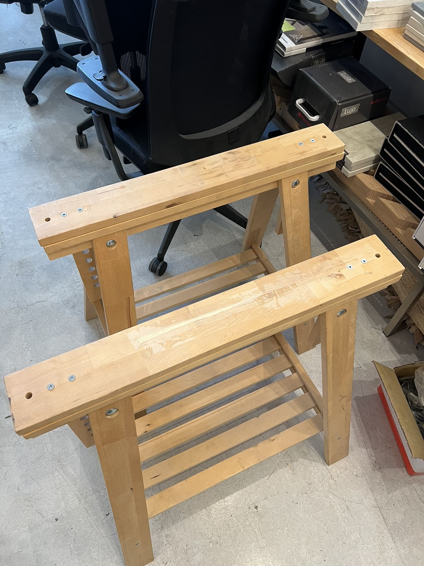 IKEA Sawhorse Desk Supports 