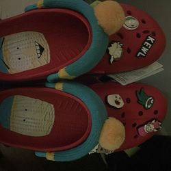 Limited edition cart man crocs ! 9 men
