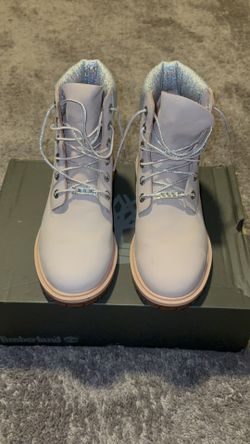 Light Pink Timberland Heritage Boots