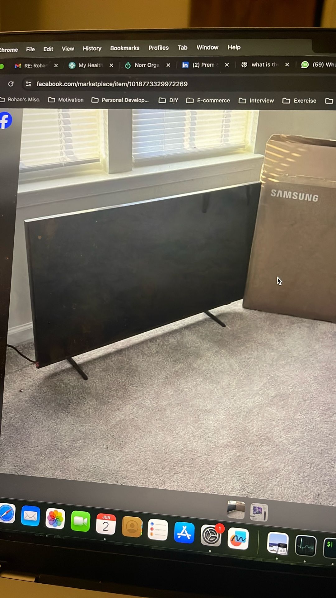 Samsung 43-inch Class Crystal UHD 4k DU7200