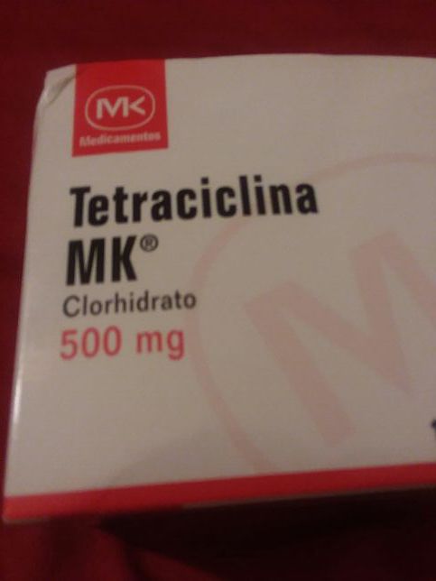 Tetraciclina alivio para la infección inflamación heridas