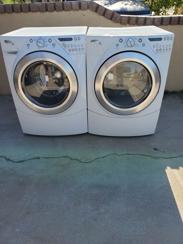 Whirlpool duet washer and electric dryer