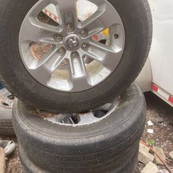 18 inch Dodge 6 lug aluminum set of 4