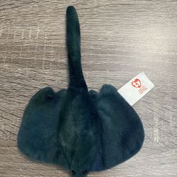 ty beanie babies sting the stingray blue green original beanie baby collection No Tags