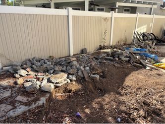 Free concrete debris/dirt