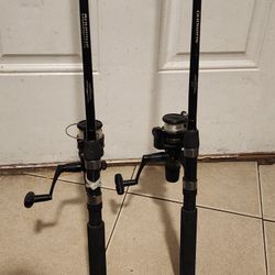 Shimano Poles With Shimano 2000 Reels 6ft 6-14lb Take It Both For $50