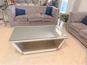 Designer mirror table