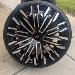 22” Cavallo Rims + Ironman Tires