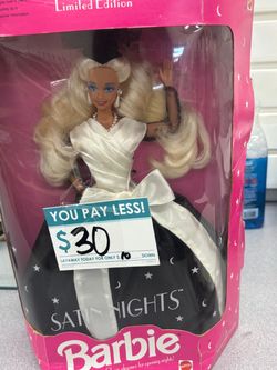 Satin night barbie
