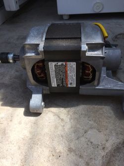 Washer machine motor.