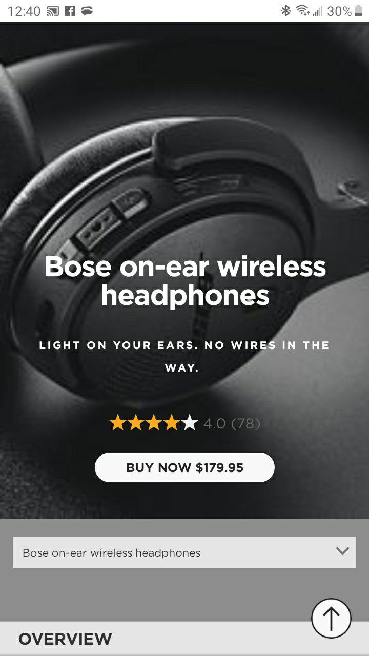 Bose on ear bluetooth headphones