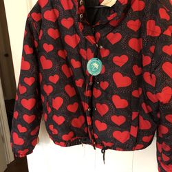 Jacket- Red Heart -New
