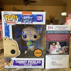 Tommy Pickles Chase Signed Funko Pop