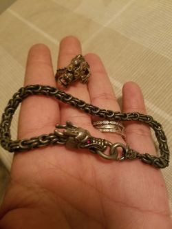 Dragon bracelet & ring