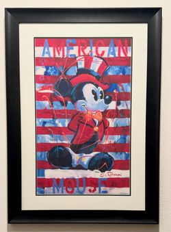Eric Robison 'American Mouse' Framed Art Print