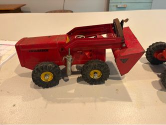 Vintage Nylint  press steel Hough front and loader toy 1950s