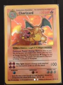 Base Set Charizard Shadowless