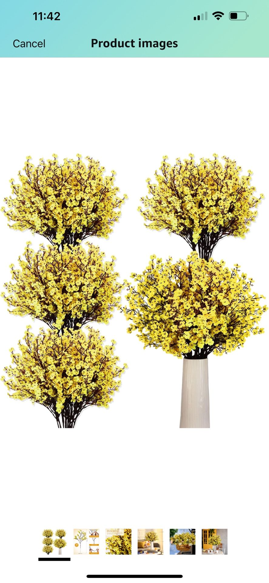 30 Pcs Baby Breath Artificial Flowers Bulk Plastic