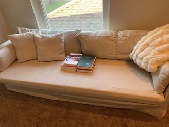 Sofa with ottoman