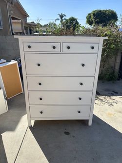 White ikea hemnes dresser