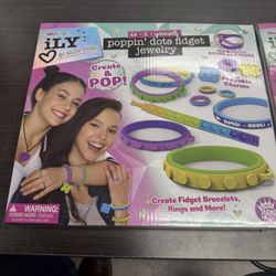 ILY DIY Pop-It Fidget Jewelry set