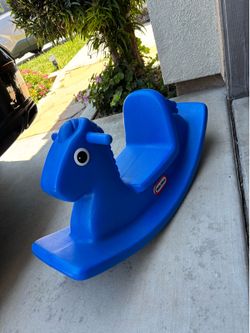 Little tikes blue horse
