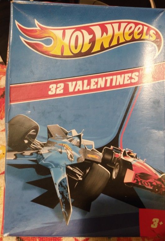 New Vintage Hot Wheels Valentimes Cards 32 Pcs