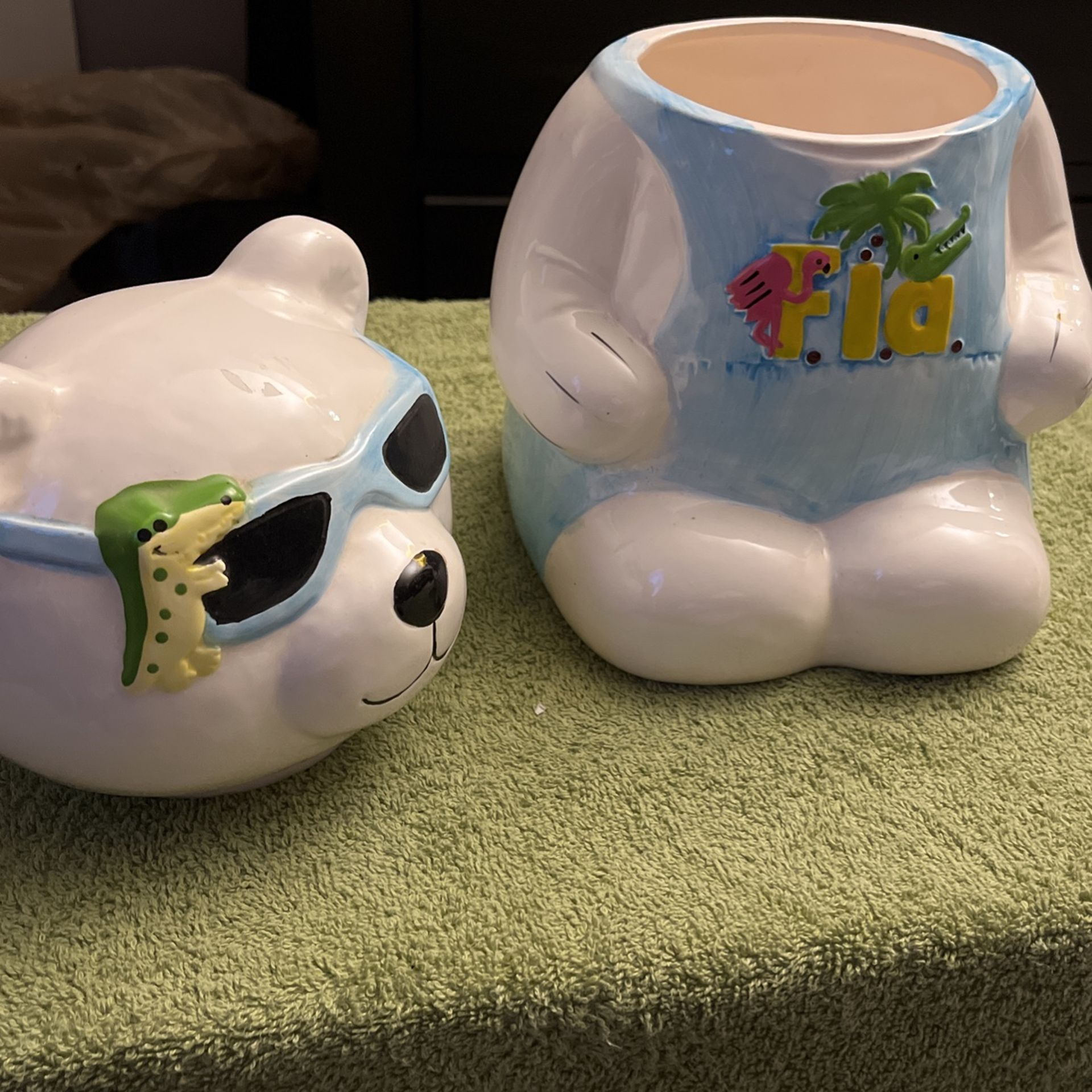 Ceramic Bear Cookie Jar