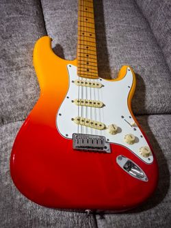 Fender Player Plus Stratocaster Maple Fingerboard Electric Guitar Tequila Sunrise 6 string strat