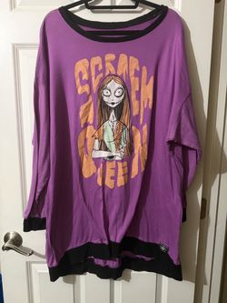 Nightmare Before Christmas Sally Scream Queen Top