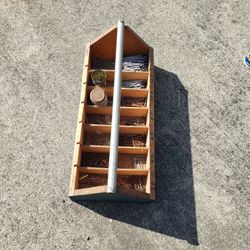 Vintage Portable Nail Bin