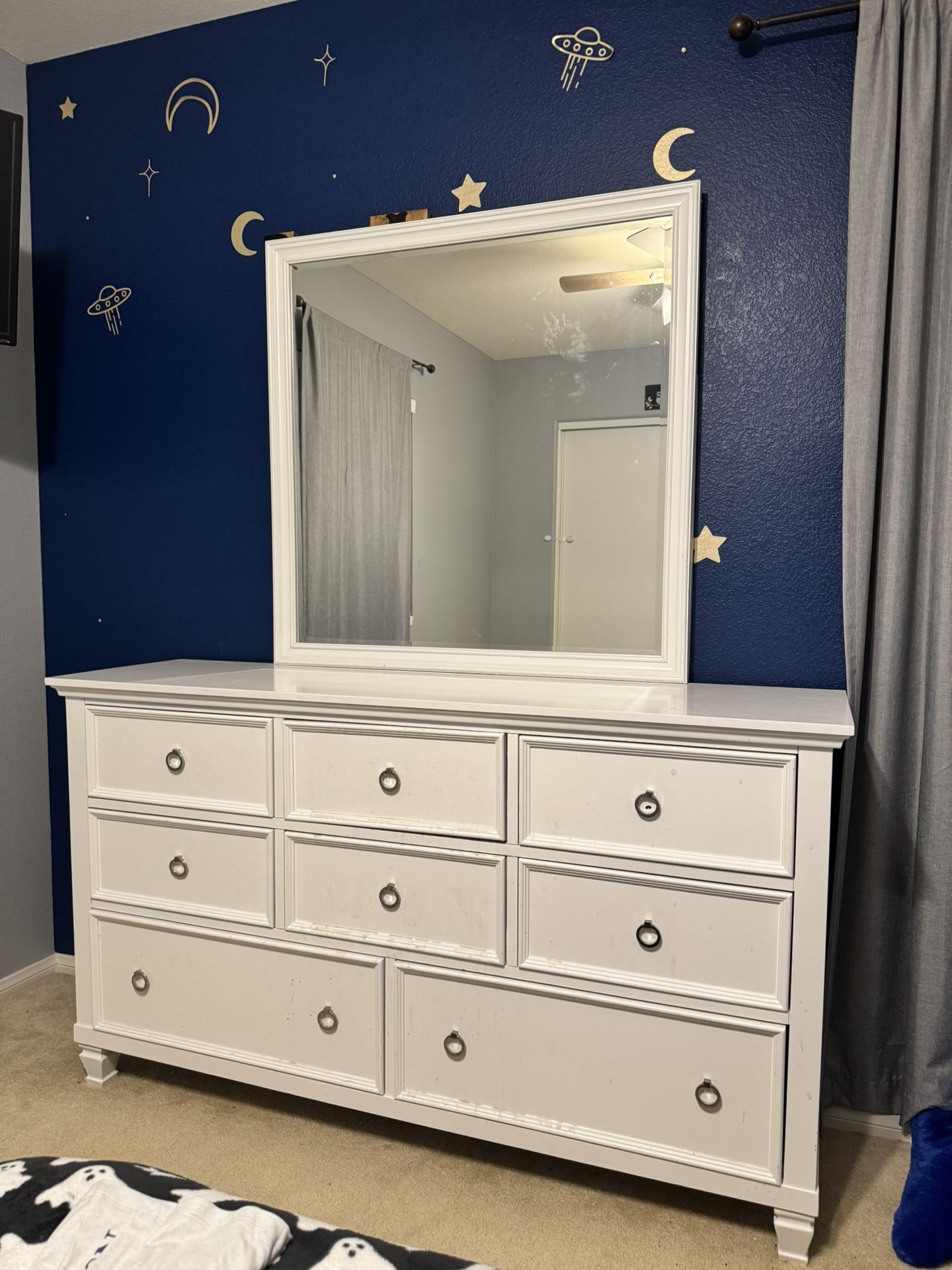 White Dresser