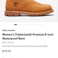 Timberland Women 6.5 New