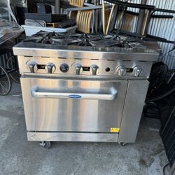 Cook Rite 6 Burner Commercial Range (Stove)