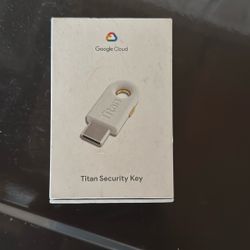 Unopened Google Cloud Security Key Yubikey 