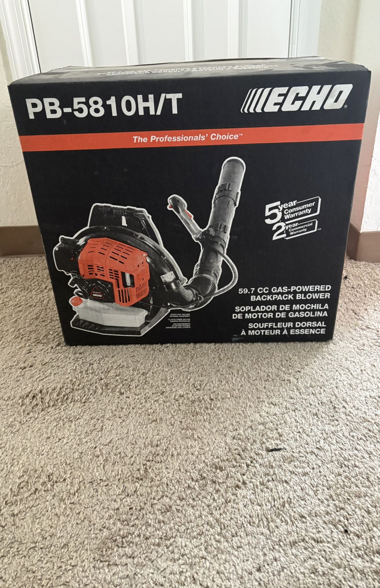 Backpack blower