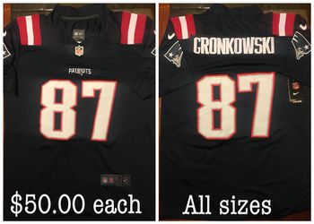 Patriots Gronkowski Nike color rush jerseys