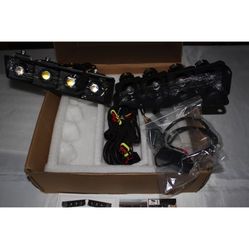 Mabett Lower Bumper Fog Lights Off- Road For Ford Bronco 2021-2024 Fog Bumper Lipid Off Road 