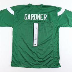 New Autographed Ahmad "Sauce" Gardner NY Jet Jersey