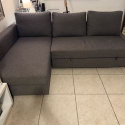 Sofa Bed with Storage – Modern Gray Sectional 