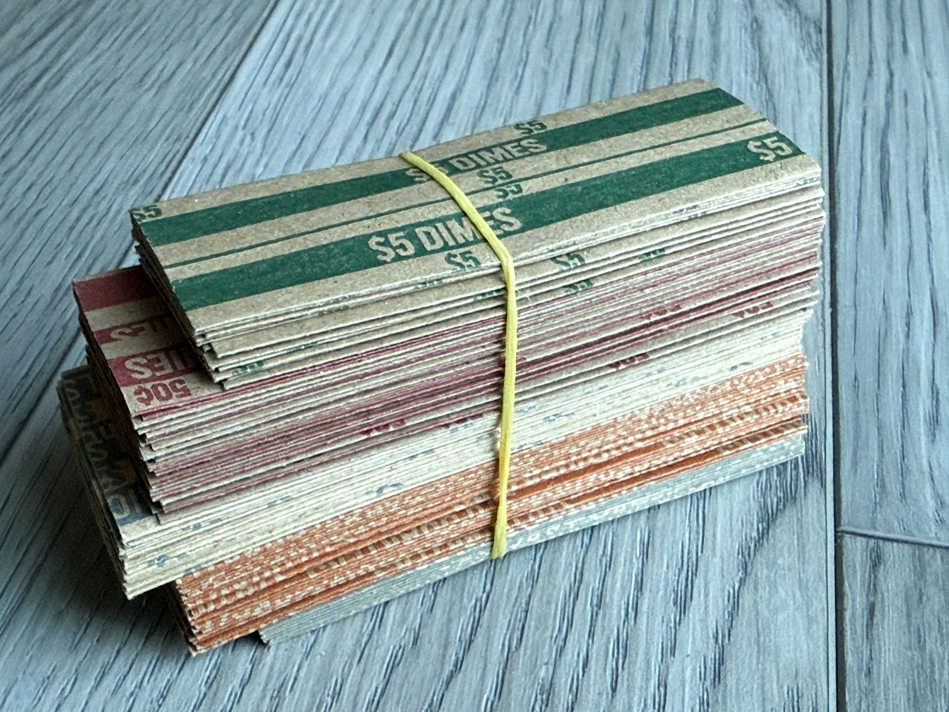 Miscellaneous Paper Coin Wrappers