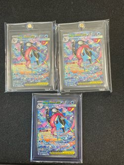 3x MEGA GRENINJA ex CHAOS RISING.  OBO