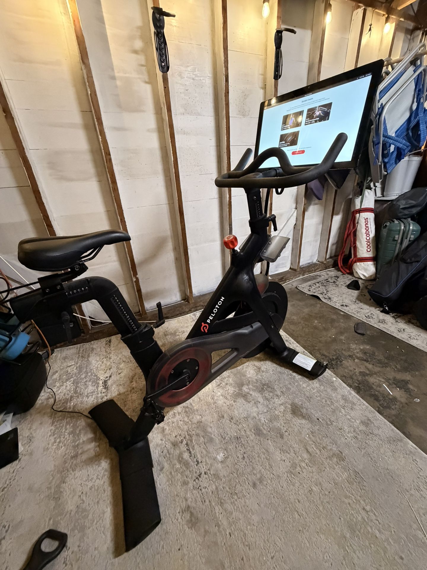 Peloton Bike With shoes