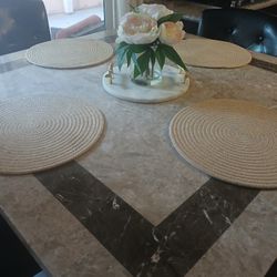 Marble table set