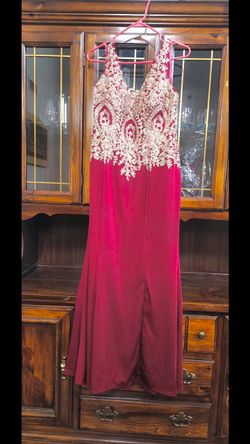Evening dress burgundy XXL