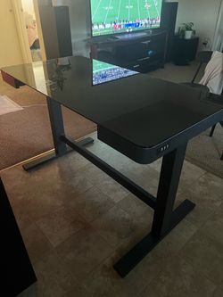 Black desk