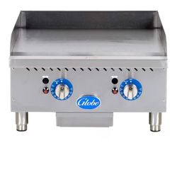 Gas Griddle Countertop Thermostatic 